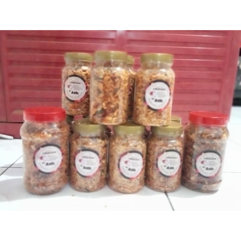 

Bawang Goreng varian : Original, Pedas, terasi pedas, teri terasi