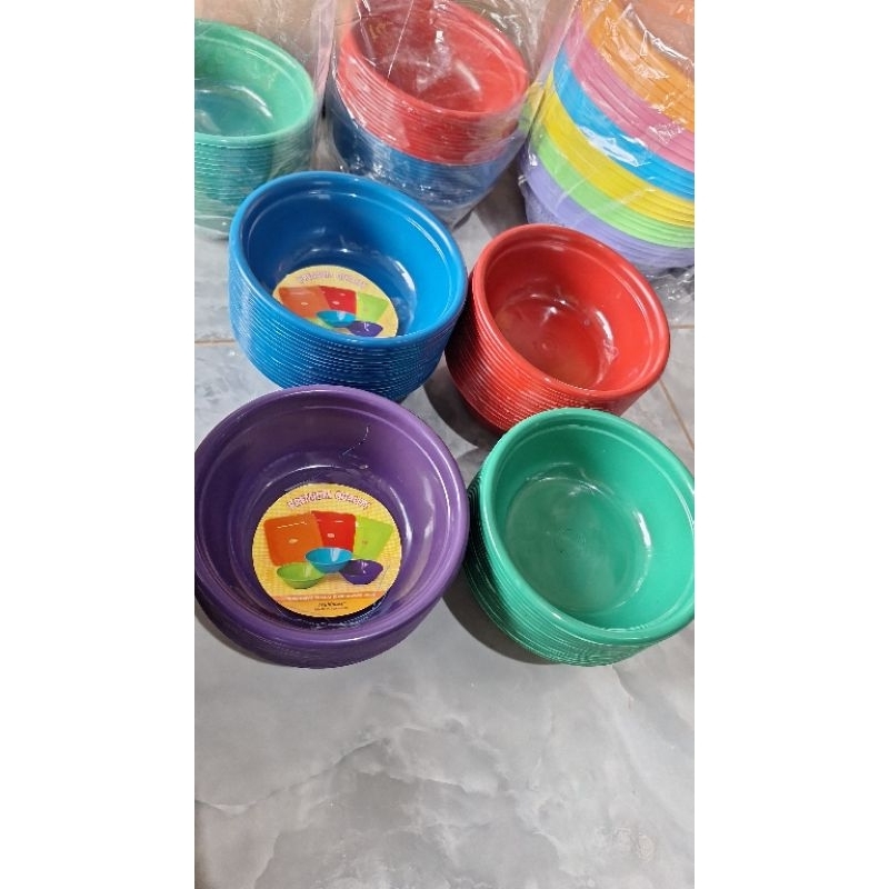 MANGKOK KOBOKAN PLASTIK (12pcs)