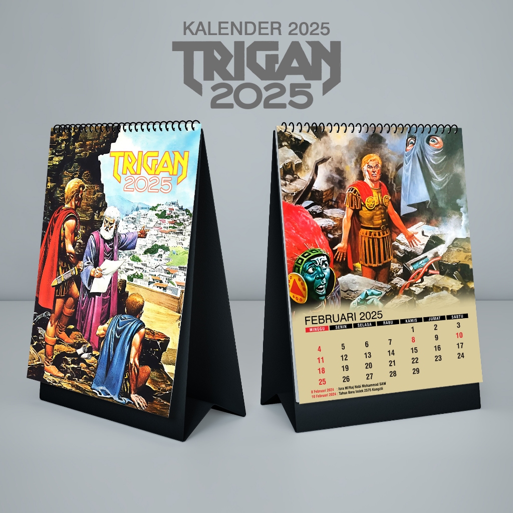 

Kalender meja 2025 Trigan (preorder)