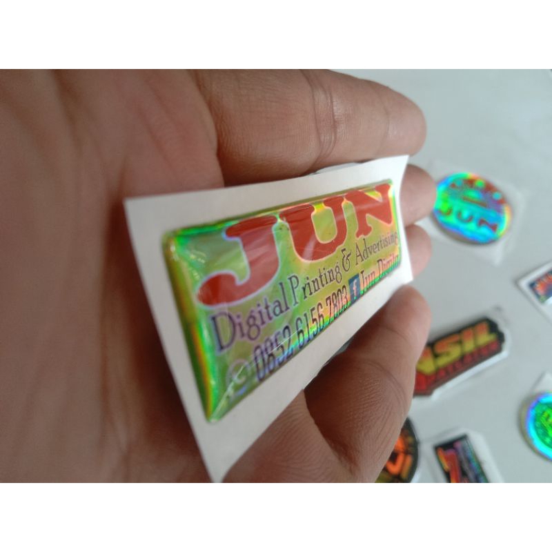 

STIKER TIMBUL / STIKER RESIN Bisa Costom Gambar Suka suka. Bahan Hologram, Putih, Transparan dll.