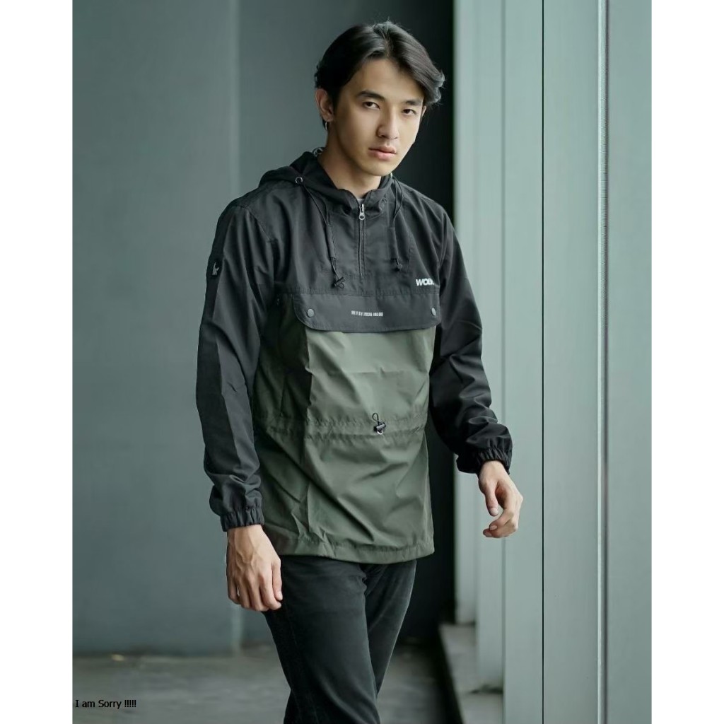 Jacket Parasut Pria / Jacket Pria / Jacket Pria Waterproof Cougle Wolvstreet wear