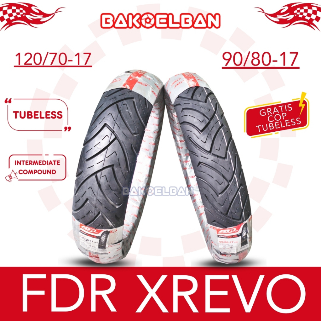 PAKET BAN FDR XR EVO 90/80-17 & 120/70-17