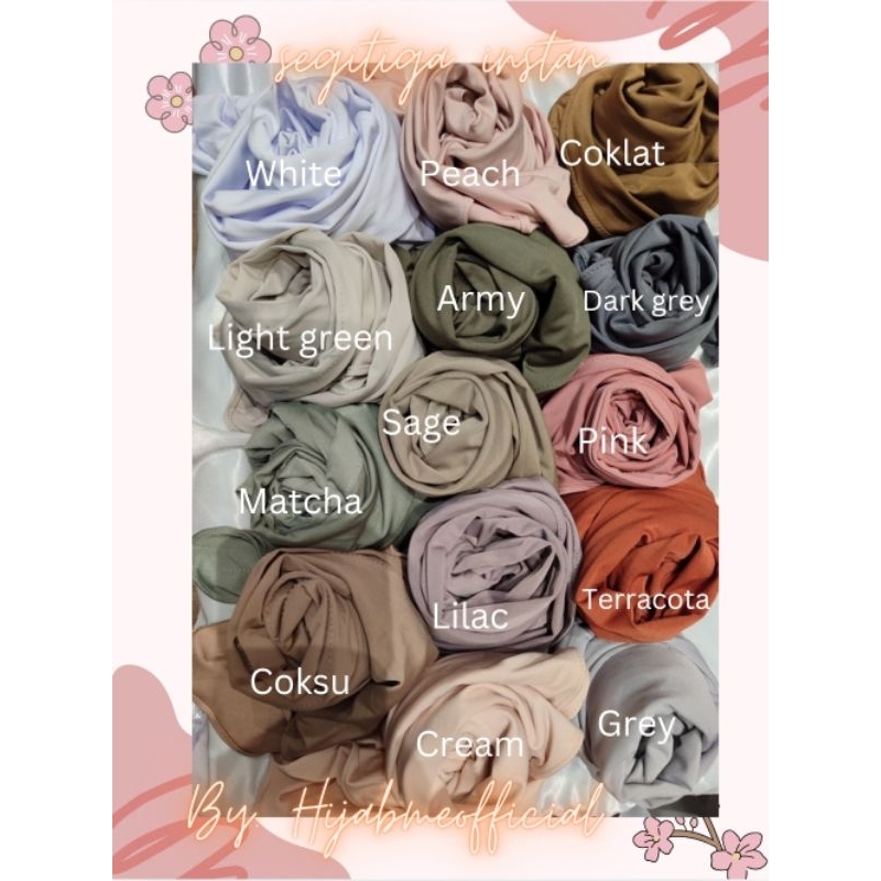 HIJAB SEGITIGA INSTAN JERSEY|| SEGITIGA INSTAN JERSEY|| JILBAB SEGITIGA INSTAN JERSEY