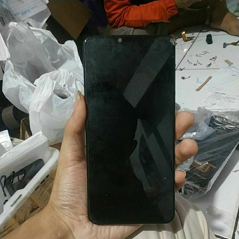 LCD NORMAL MINUS TOUCHSCREEN BEKAS OPPO A3S