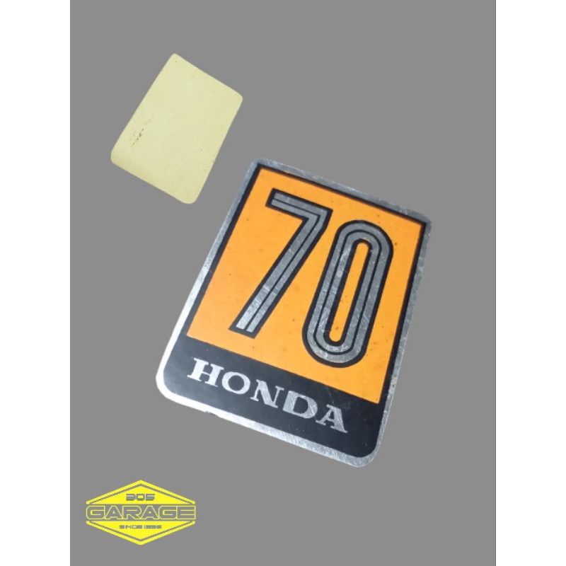 stiker logo depan honda c70 nos like original