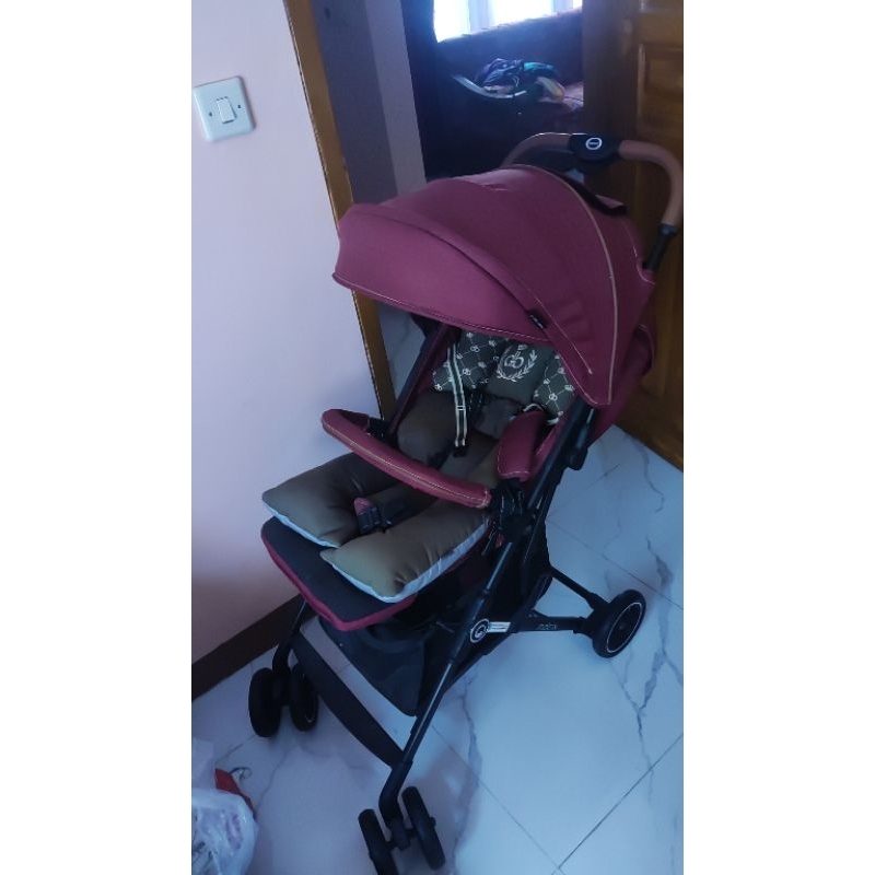stroller babyelle Matrix maroon