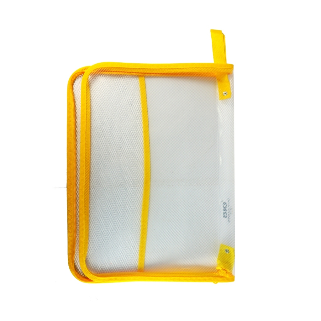 

Zipper Bag Big 7001 Yellow Zipper Bag Transparant (PCS)