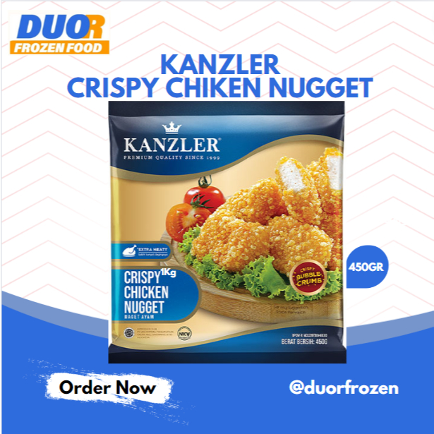 

Kanzler Crispy Chiken Nugget 450gr