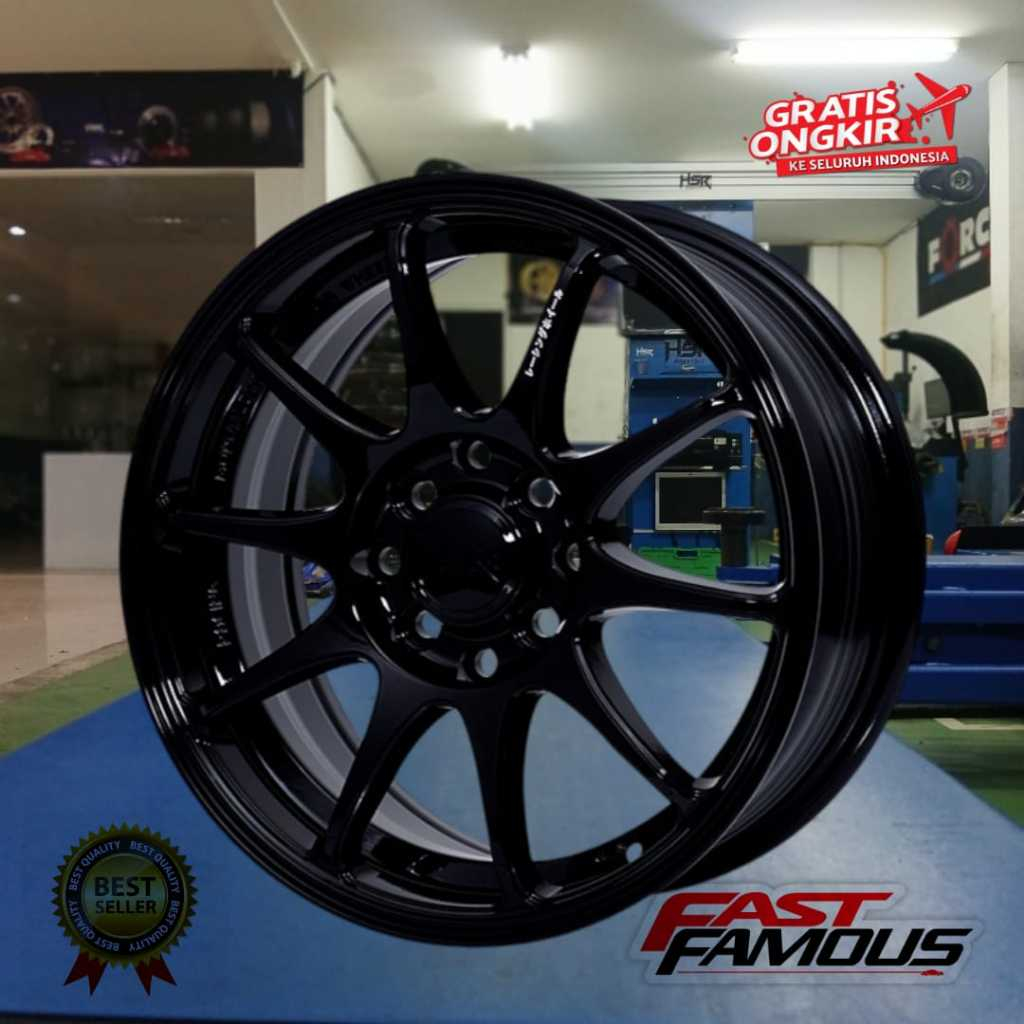 velg racing hsr r15 baut 4 rata body mobil brio ayla avanza xenia sigra yaris vios sigra dll velg hs