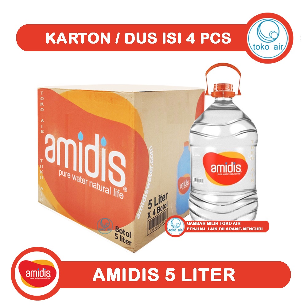 

Amidis 5 Liter Mini Galon - Air Minum Distilasi