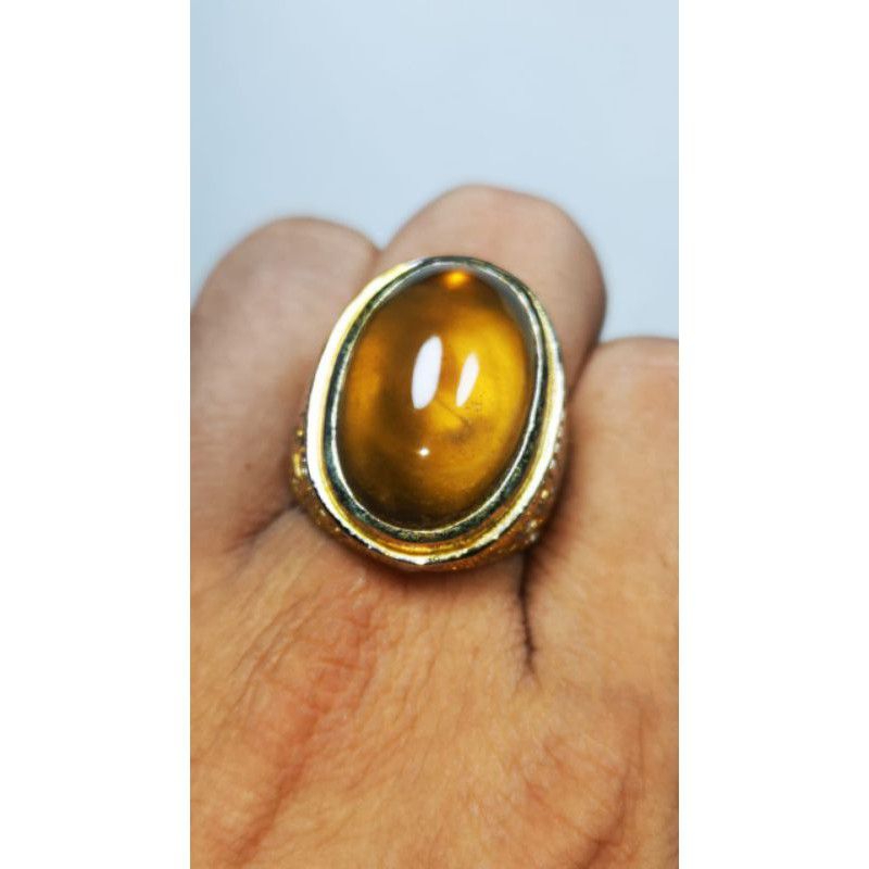 Cincin akik Natural Bio Solar Aceh Super Cristal