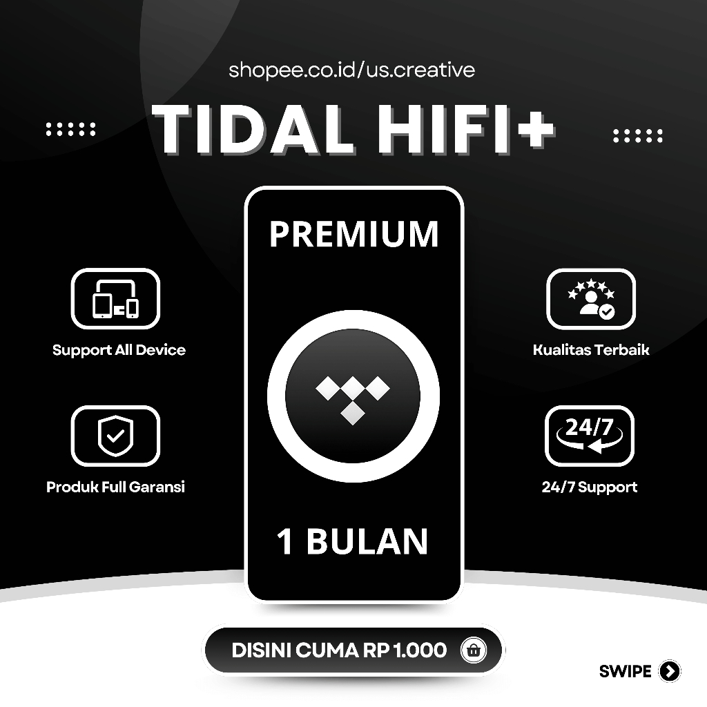 TIDAL 1 BULAN PREMIUM