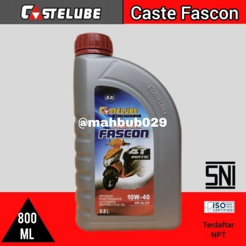 Castelube Fascon Matic Motorcycle Oil 10W-40 0,8 liter