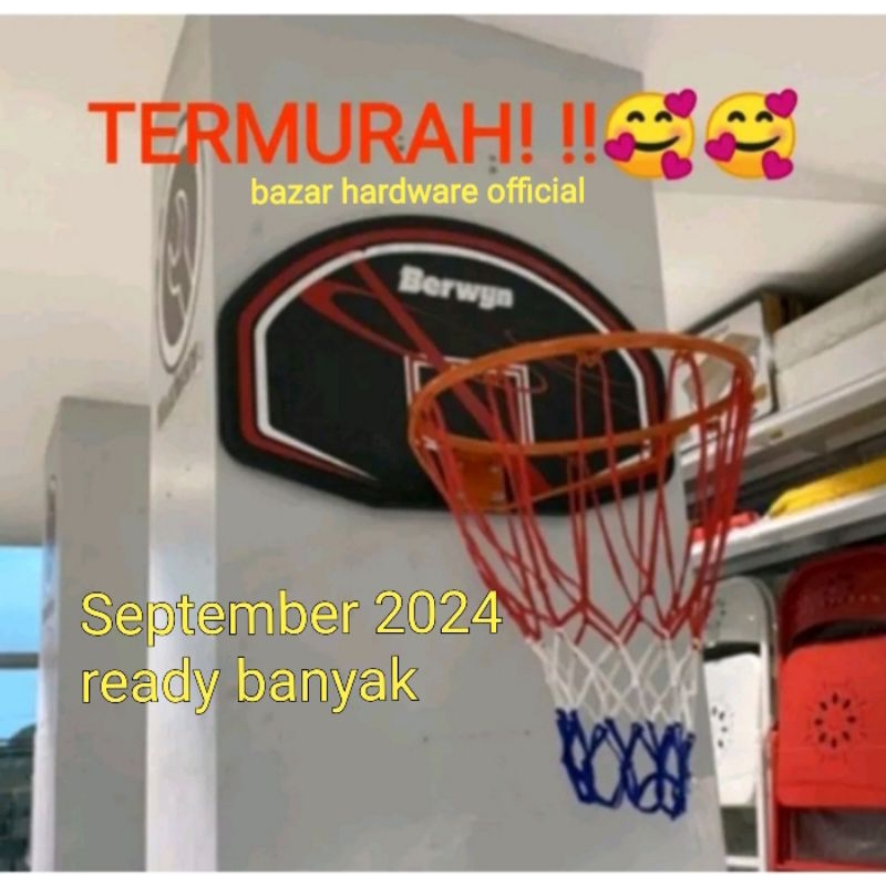 papan ring basket / ring basket dan backboard dewasa