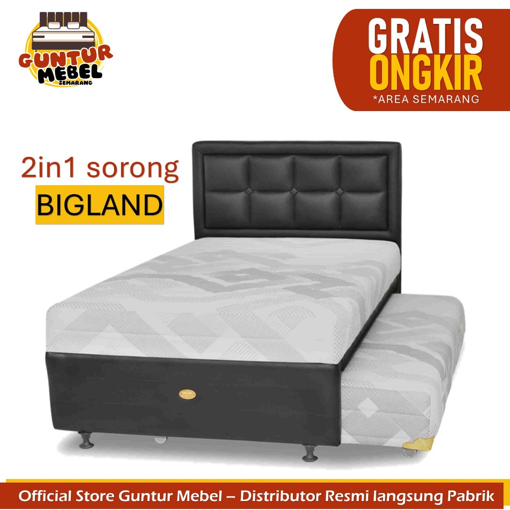 Sorong Twin 2in1 Springbed Bigland Tetris 120x200 guntur mebel semarang murah