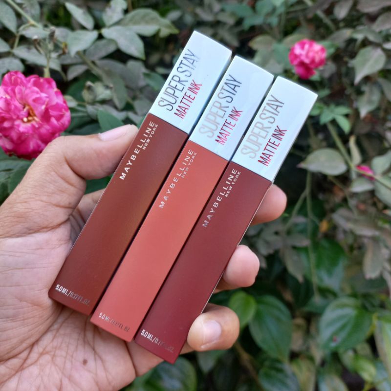 [Original] MAYBELLINE Superstay Matte Ink Liquid Matte Lipstick Versatile || Self Starter || Delicat