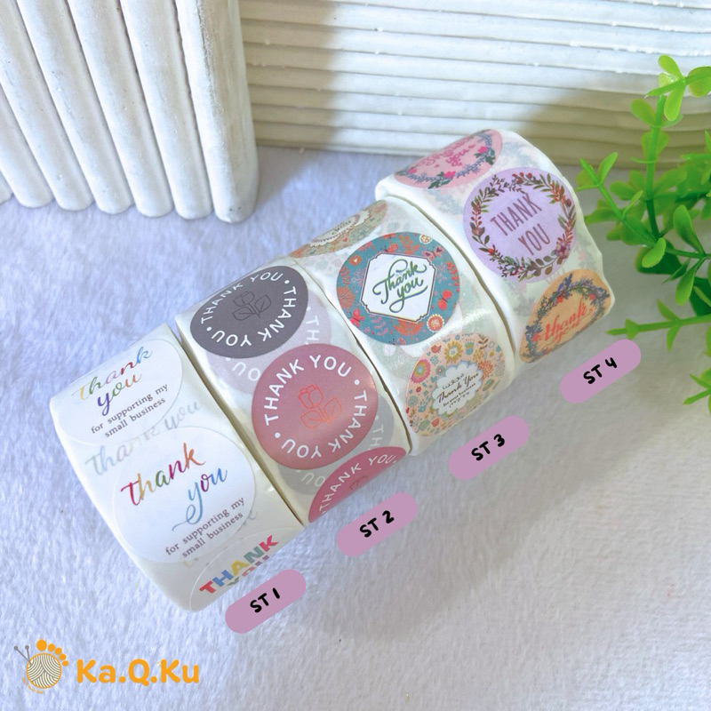 

1 ROLL STICKER THANK YOU PART 2