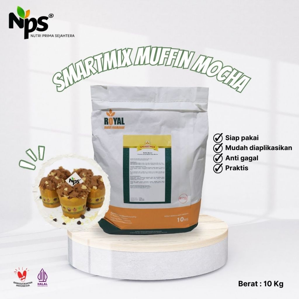 

SMARTMIX Muffin Mocha / Tepung Premix Muffin Mocha