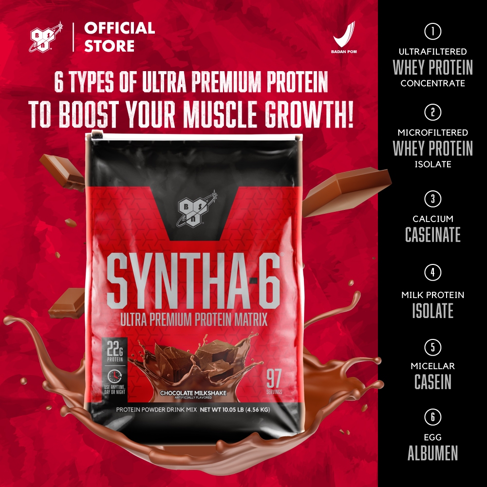 BSN Syntha 6 Cokelat 10 Lb