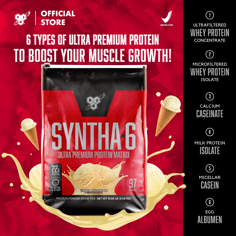BSN Syntha 6 Vanilla 10 Lb