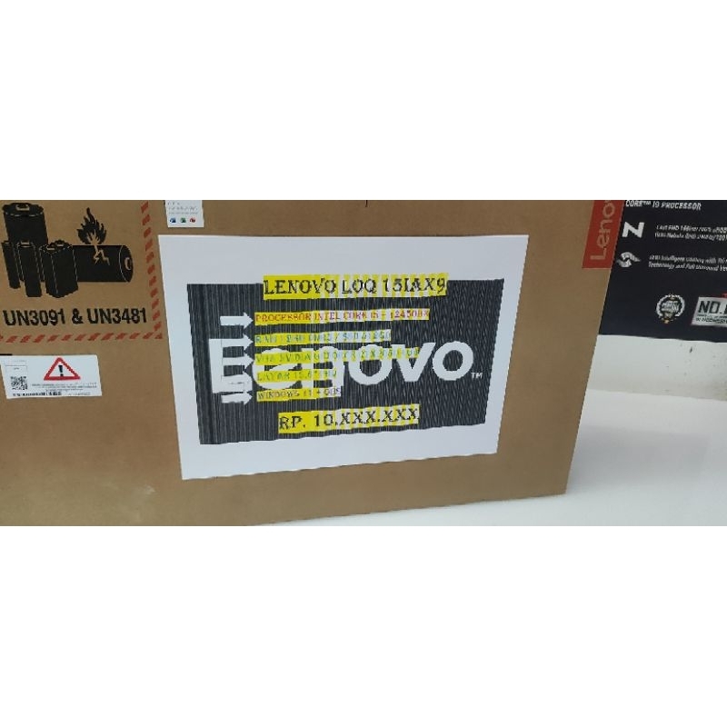 LENOVO LOQ 15IAX9 i5 12450HX 12GB DDR5 SSD 512GB RTX2050 4GB