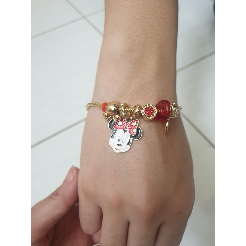Gelang pandora anak Mickey