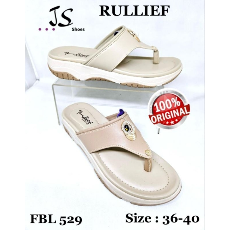 RULLIEF FBL 529 - SANDAL JEPIT CASUAL WANITA DEWASA MERK RULLIEF ORIGINAL