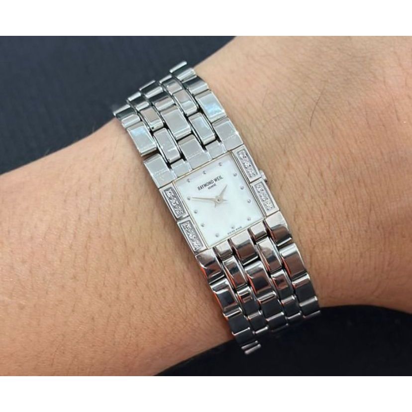 Jam Tangan Raymond weil diamond bezel