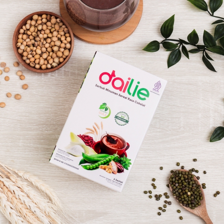 

Dailie Fit Drink // Sereal cokelat // Soy protein