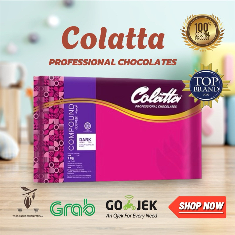 

Colatta Compound Chocolate Dark - Coklat Batang 1 Kg