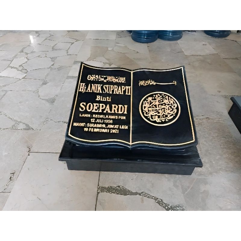 Nisan Kaligrafi Granit Model Kitab