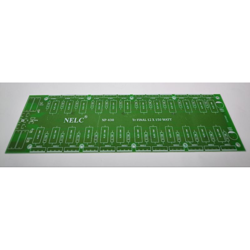 PCB Tr final 12 set x 150w Nelc N-438 (Pcb bahan fiber)