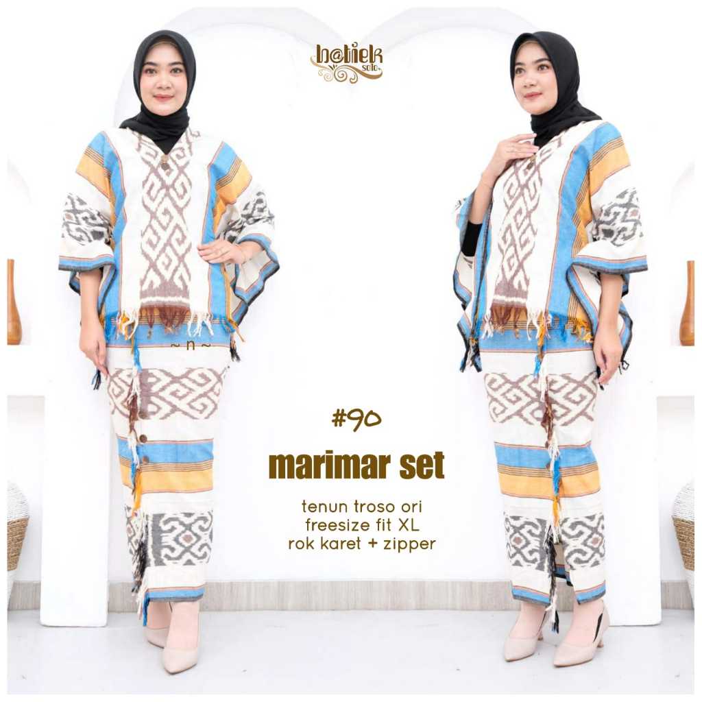 Setelan Kebaya Tenun Troso Marimar Set