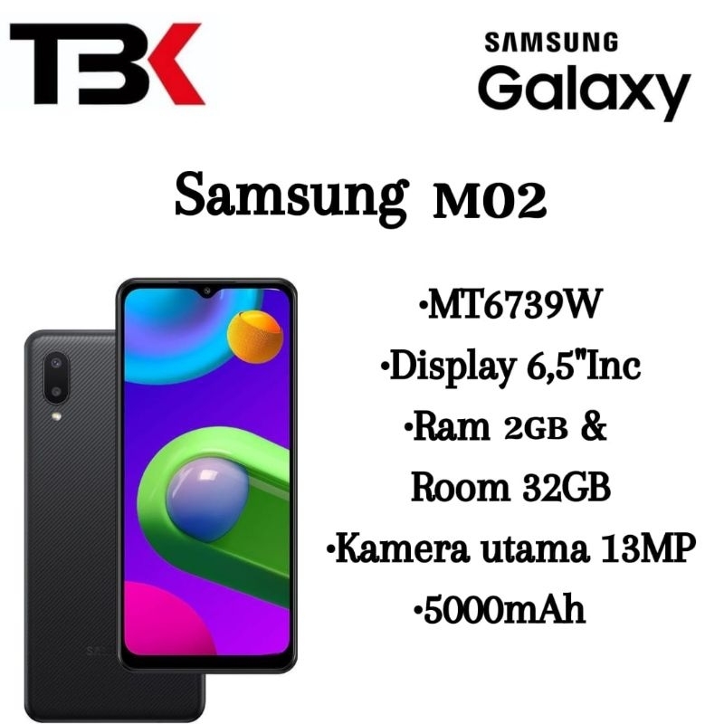 Samsung M02 2/32GB Ori Second