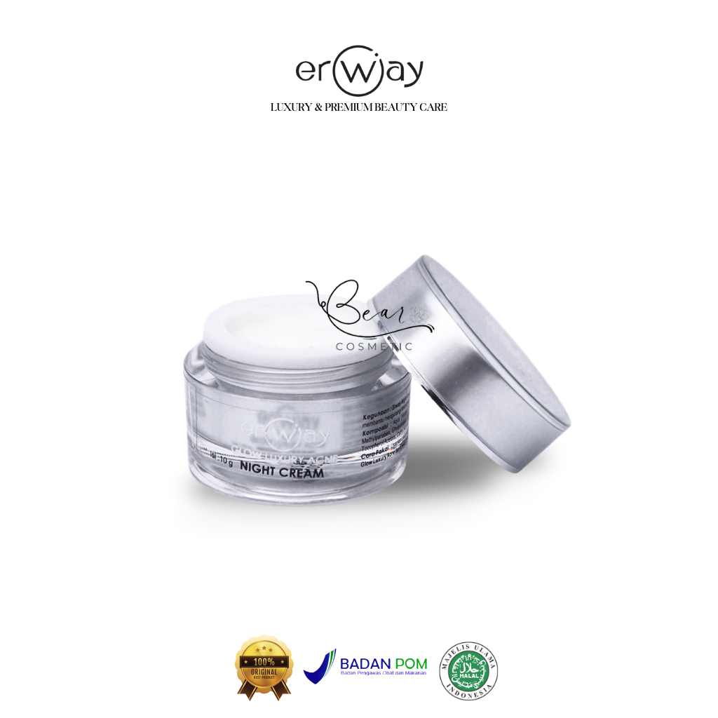 Erway Night Cream Acne Glow Luxury 10gr