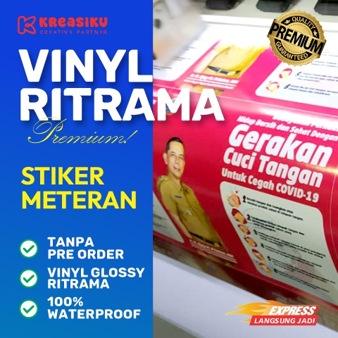 

Sticker Vinyl Meteran Anti Air Ritrama – Premium Kualitas, Neonbox untuk Indoor Outdoor Lebar 125cm