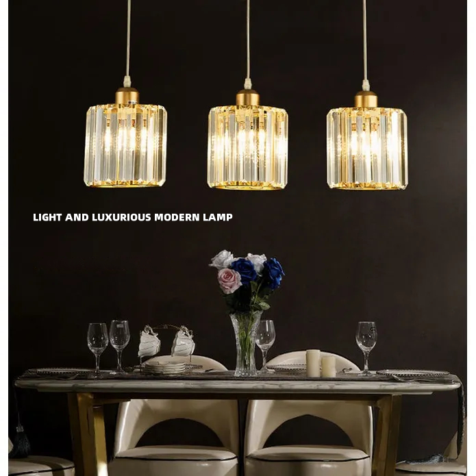 Lampu Gantung Kristal Lampu Plafon Minimalis Kamar Tidur Modern Lampu Kristal Gantung Mewah