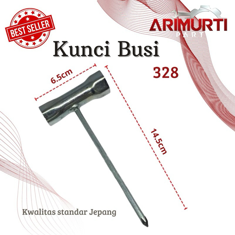 Kunci Busi 328 | kunci busi mesin potong rumput