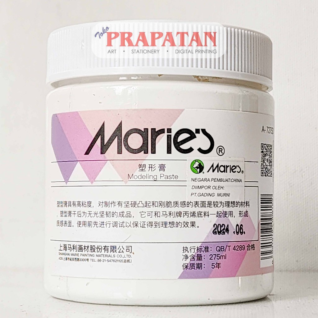 

Maries Modelling Paste Medium Cat Akrilik SF6