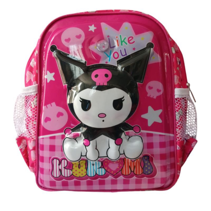 Tas Anak Paud Tas Anak Cewek Tas Ransel Tas LED Tas Motif Kuromi/Cinamoroll/Rabbit/hello Kitty