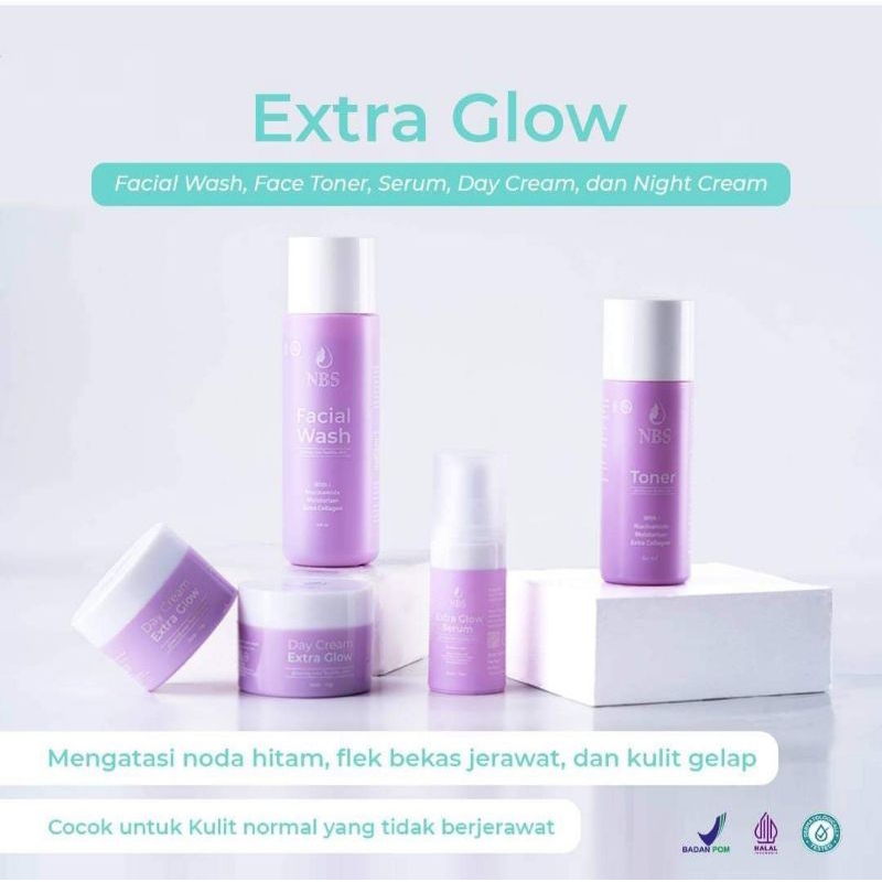 Paket NBS Extra Glow - Mencerahkan & Mengatasi Flek Hitam