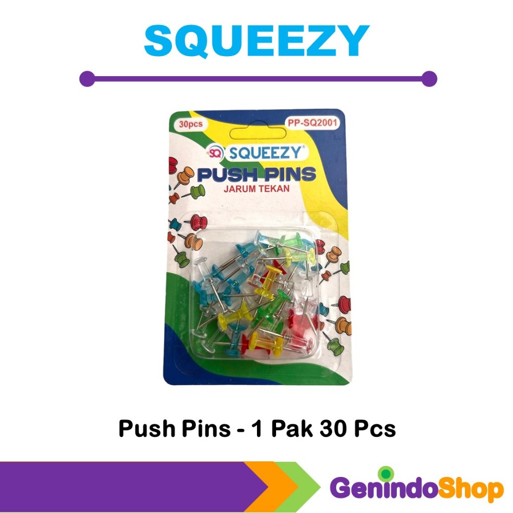 

Push Pins / Jarum Tekan Squeezy