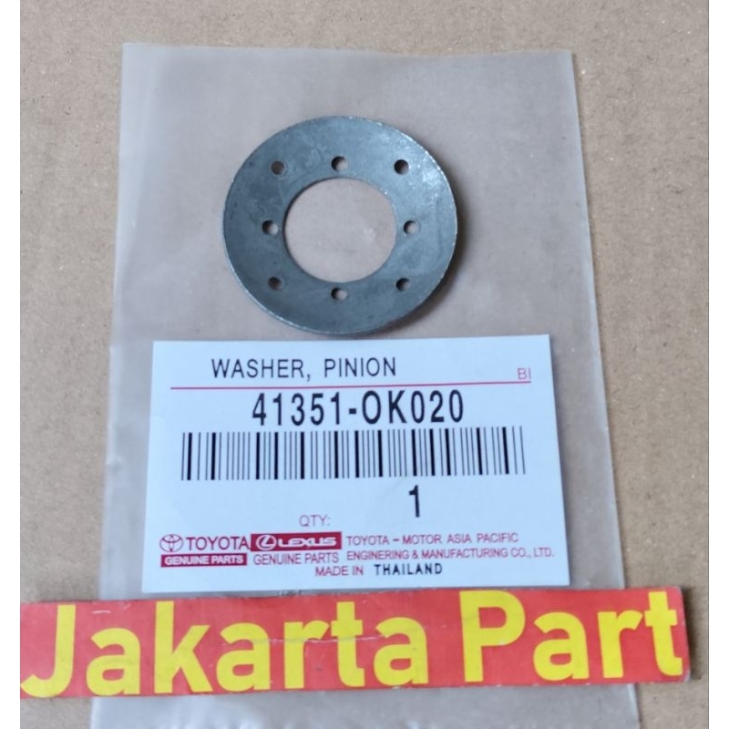 washer pinion gear 41351-0K020 ring gigi bolu kecil ring pinion kecil inova toyota innova