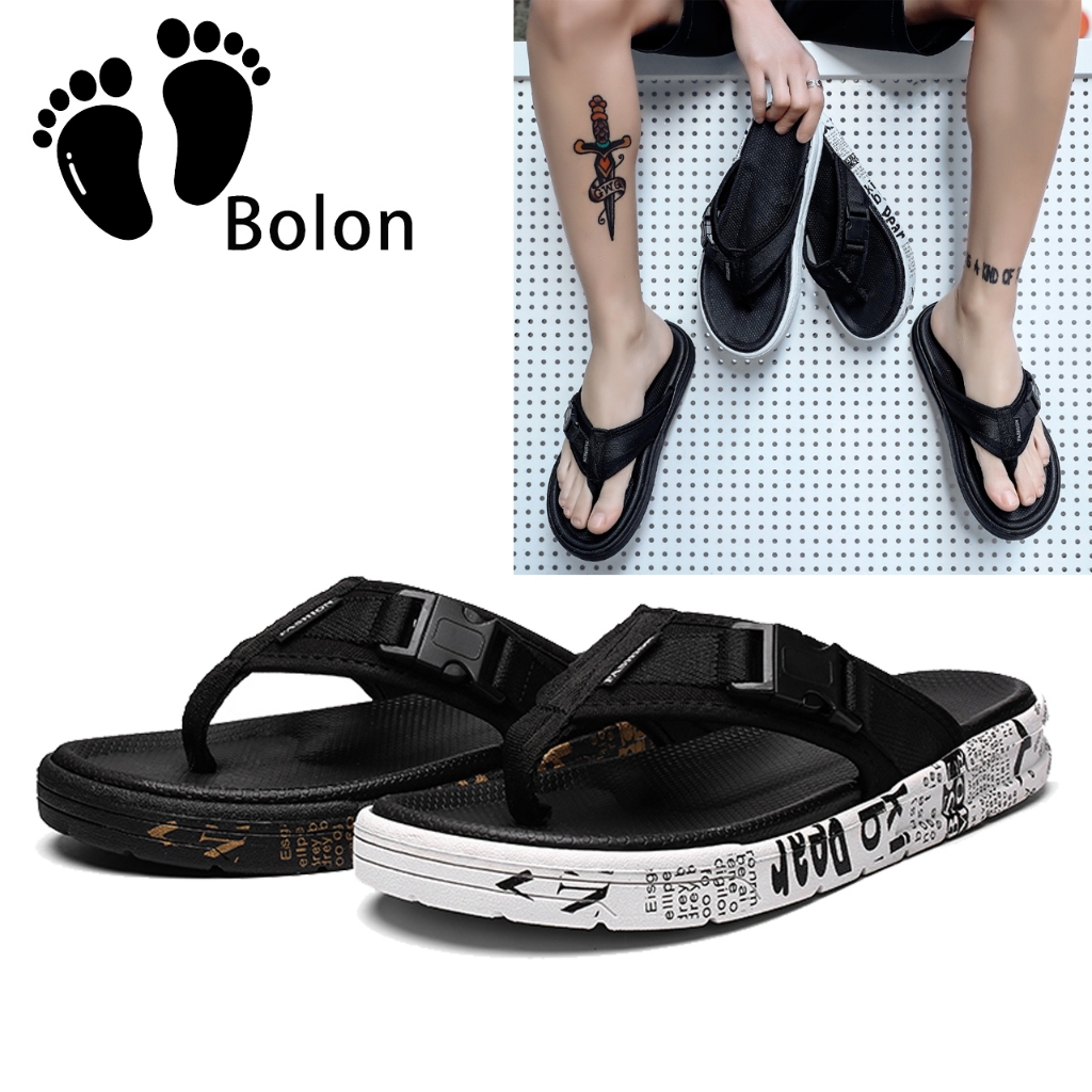 Bolon Sandal Pria Dewasa Sandal Jepit Dewasa Sandal Jepit Bawah Karet Sandal Pria Non-slip Sandal Fa