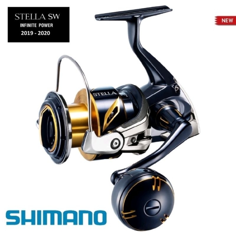 SHIMANO Stella sw bt+WB 2000.3000.4000.5000.6000 size model power kuat fishing terbaru