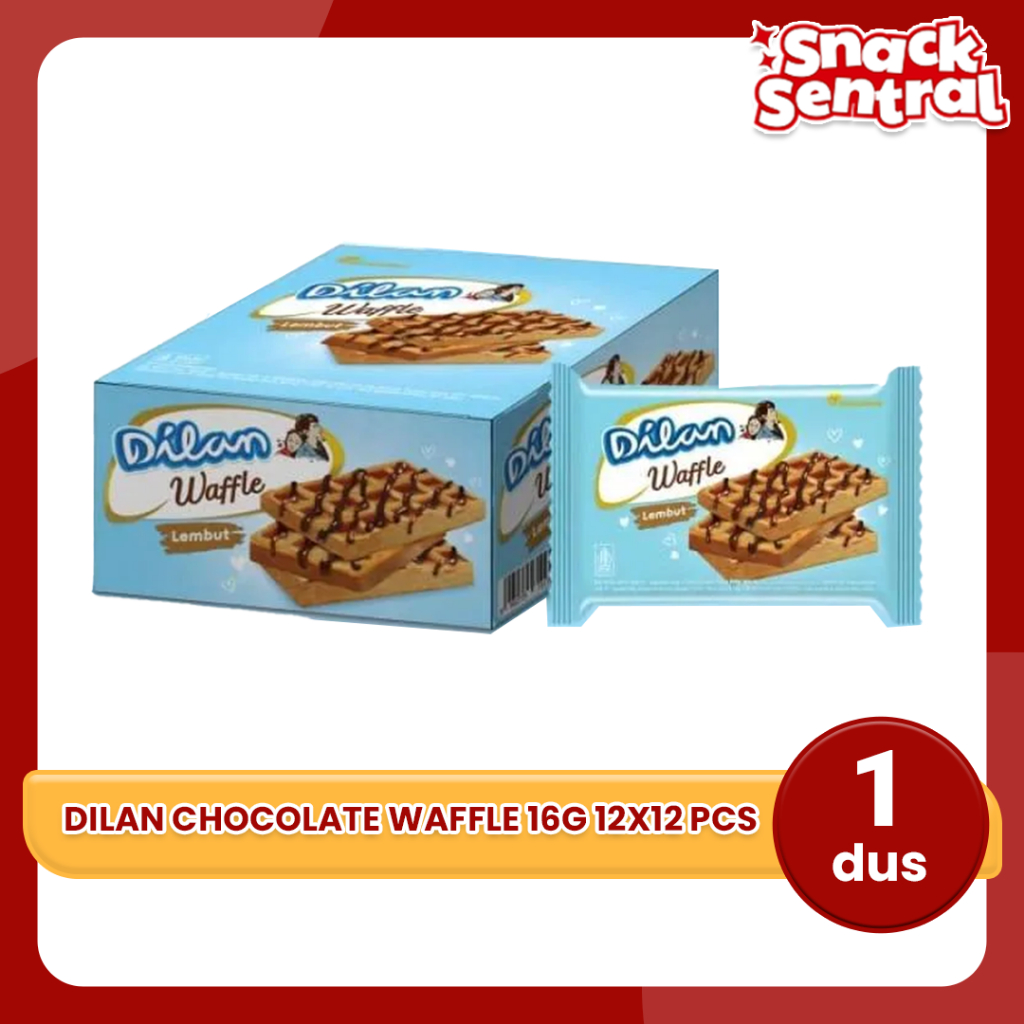 

Dilan Chocolate Waffle 16G 12x12pcs - 1 Dus