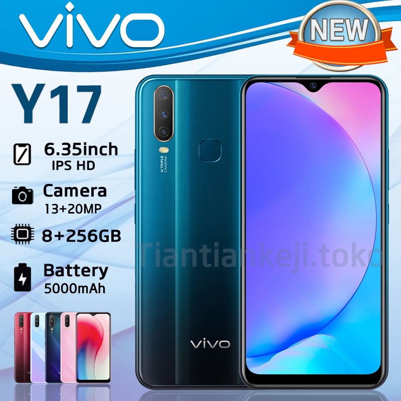 RB Murah Cuci Gudang HP Vivo Y17 Smartphone RAM 8GB/256GB 5000mAh Android Handphone kamera HD