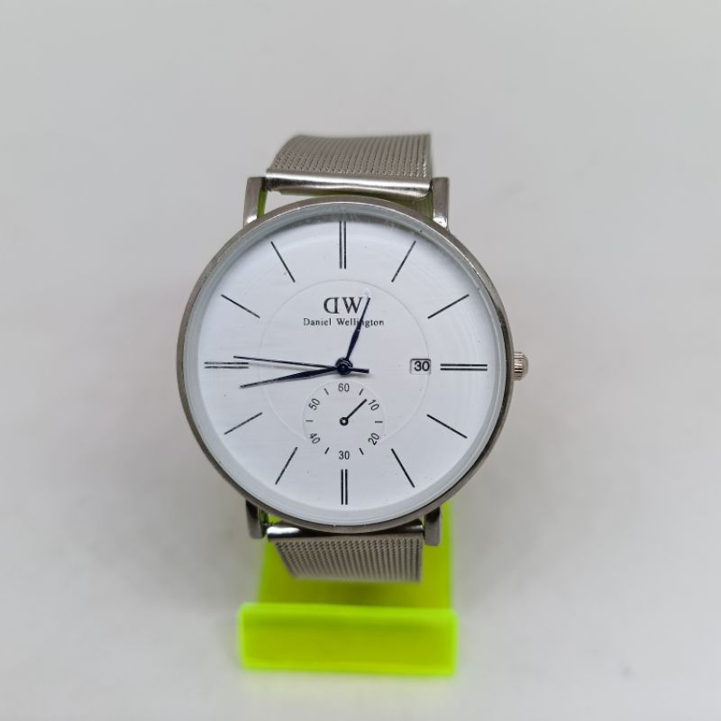 Jam Tangan Daniel Wellington Silver Rantai Pasir Cewek Wanita