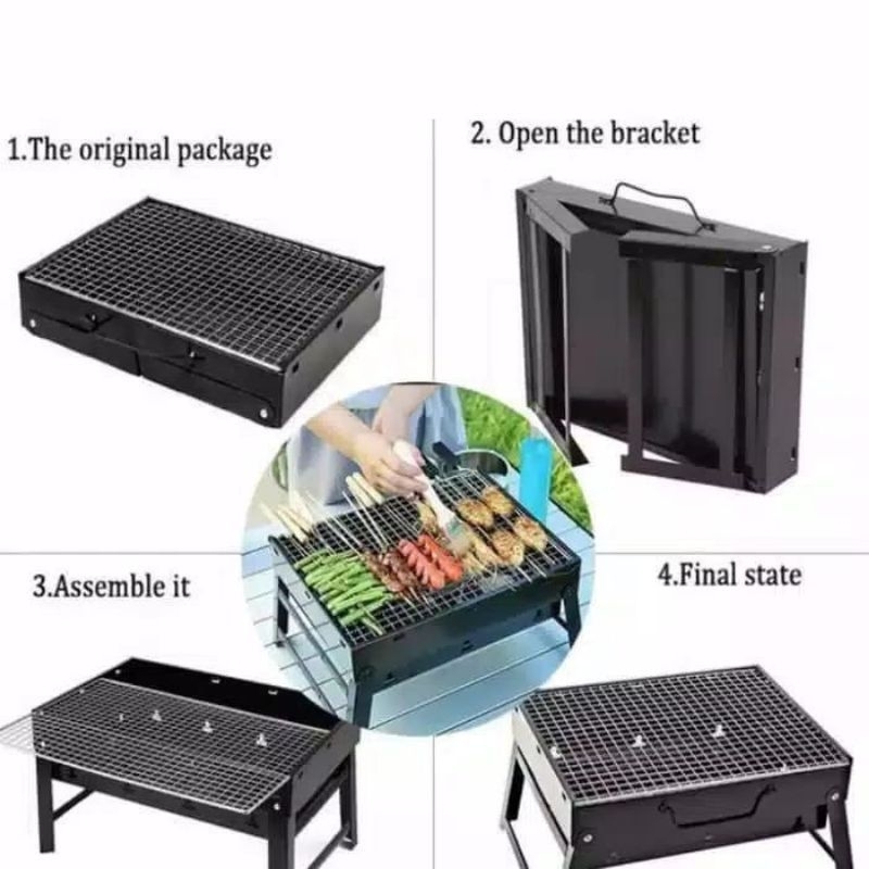 panggangan arang portable panggangan arang kotak