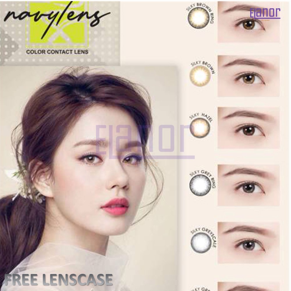 SOFTLENS NAVY LENS SILKY (NORMAL) BY OMEGA
